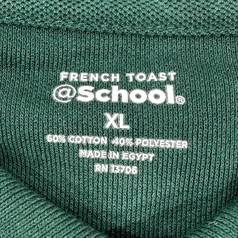 French Toast Men's Size XL Short Sleeve Sport Polo Academy Sports Outdoor Green - Picture 5 of 13